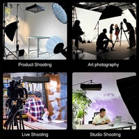 ZSYB nouveauté 150w roulement tissu caméra lumière éclairage photographique 60*60 Photo Studio accessoires