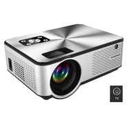 Projecteur LCD Android 4K pour cinéma maison, prix d'usine, avec haut-parleurs intégrés, lumens extérieurs pour ports USB, WiFi, AV