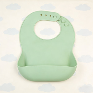 Juego de alimentación de silicona sin BPA personalizado al por mayor, fácil de limpiar, babero, plato, tazón, vajilla para bebés, accesorios para bebés - Product Image 6