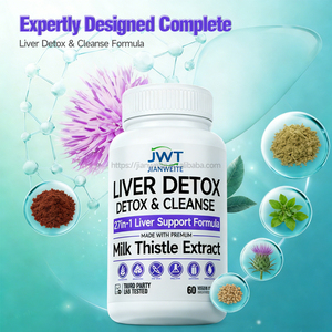 Capsules d'extrait de chardon-Marie et de NAC les plus vendues pour la santé du <span class=keywords><strong>foie</strong></span>, avec graines végétales et antioxydants naturels - Product Image 3