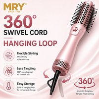 Brosse soufflante MRY 800W avec moteur DC, sèche-cheveux et styler avec protection contre la surchauffe, cordon rotatif à 360°, format voyage, OEM ODM, vente en gros
