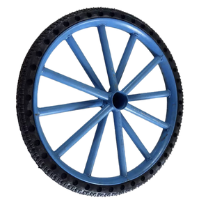 26-inch rắn bánh xe cao su khả năng chịu tải cao gia cố nan hoa cho ngựa toa xe tay xe đẩy-Sản phẩm kim loại mới - Product Image 2