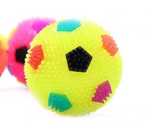 Pelotas de Juguete Luminosas para Perros, 4 Colores, Juguetes para Masticar para Cachorros, Libres de BPA, No Tóxicas, Pelotas con Púas para Perros - Product Image 5