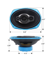 Kenar RCX694 Echo serisi 6x9 inç araba ses koaksiyel hoparlör sistemi