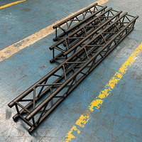 Kkmark TUV Certificado Durable K34 290x290mm Negro Cuadrado Espiga Concierto Escenario iluminación Aluminio Truss para eventos