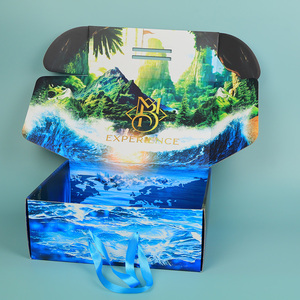 Cajas de Regalo Personalizadas con Temática de Carnaval, Cajas de Cartón Corrugado Coloridas, Plegables para Transporte de Regalos y Ropa - Product Image 1