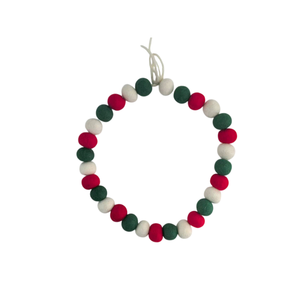 Couleur personnalisée faite à la main 1.5 cm 2 cm 2.5 cm 3 cm boules de feutre de laine guirlande feutre <span class=keywords><strong>pompon</strong></span> chaîne décoration de noël - Product Image 2