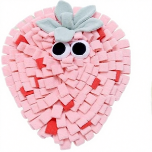 <span class=keywords><strong>Tapis</strong></span> de recherche de nourriture pour chiens en forme de fruit, dessin animé, papier froissé, peluche douce, jouet d'enrichissement, soulagement du <span class=keywords><strong>stress</strong></span> (rose) - Product Image 1