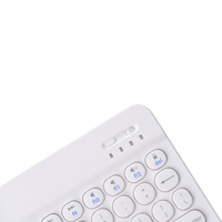 Ultra Slim Mini Sentuhan Plastik Lipat Keyboard Bluetooths