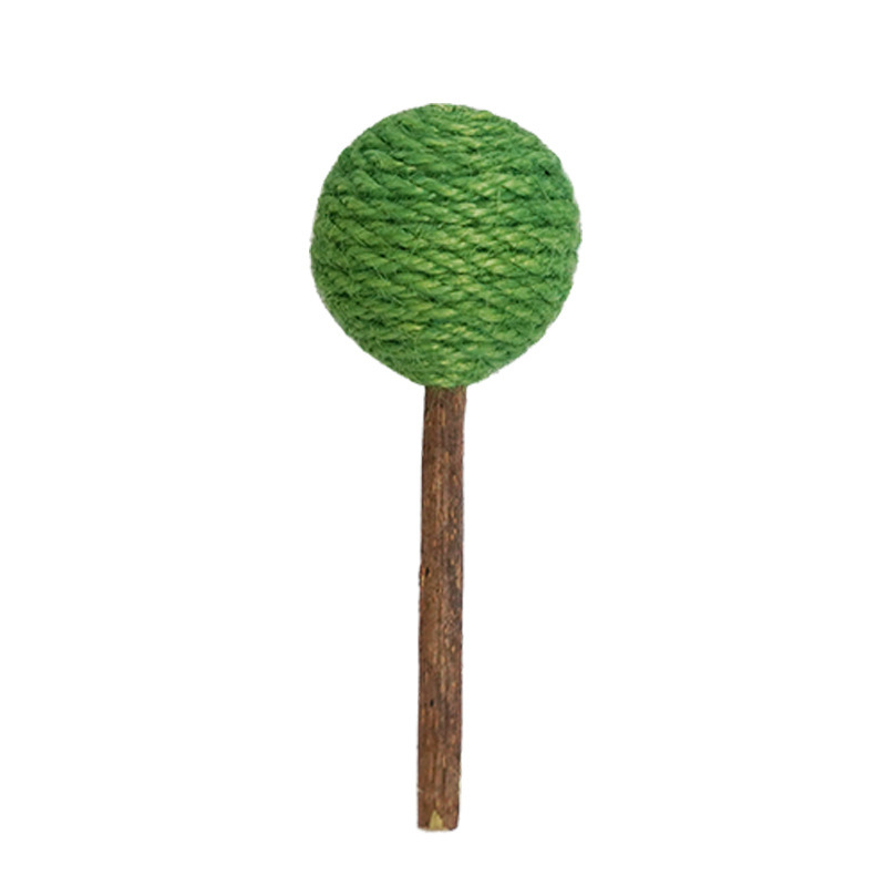 Jouet tianpo en bois sucette (vert foncé)