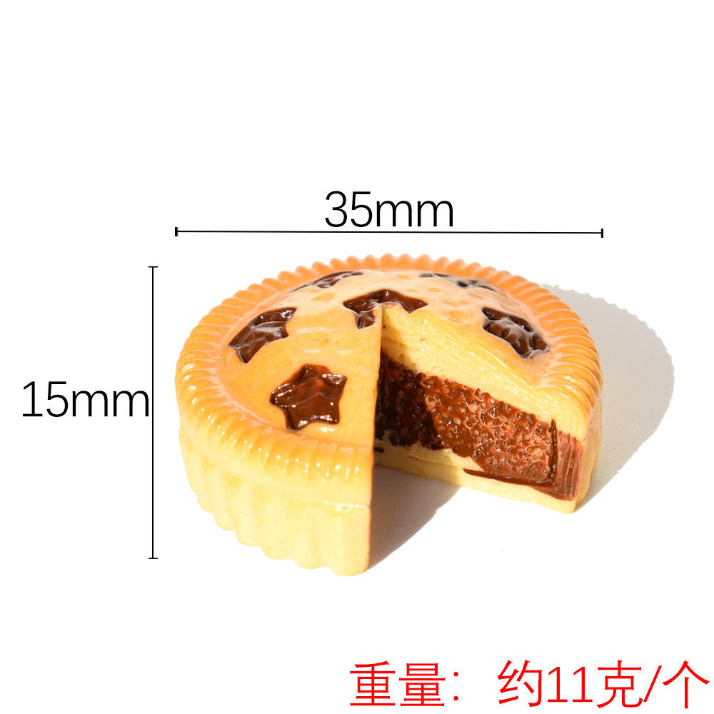 Morceau de tarte étoilée - voir dessin dimensionnel