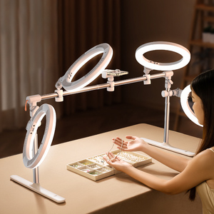 Feixiang F5 <span class=keywords><strong>Youtube</strong></span>/tiktok Fill Light Stand - 10W, chiều rộng 55-92cm và khả năng tương thích đa thiết bị - Product Image 5