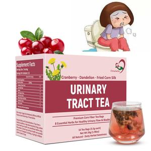 Té de Arándano Personalizado de Chinaherbs para la Salud del Tracto Urinario Femenino, Suplemento Herbal con Sabor, 16*3.5g/caja - Product Image 1