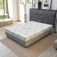 6 pouces moins cher comprimé rebondi mousse ressort fabriqué en usine Matrass meilleur vendeur Queen Bed prix métal superposé lit éponge matelas