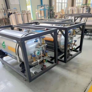 Système d'isolation cryogénique Dewar DPL 1000L LO2 LN2 LAr LNG LCO2 Réservoirs de transport d'oxygène liquide pour réactif expérimental - Product Image 6