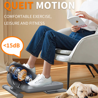 Exerciseur électrique de jambe d'ellipse de bureau pour le vélo d'exercice électrique compact silencieux de pédale avec la télécommande de moniteur d'affichage