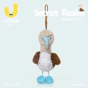 Lindo Llavero de Peluche de Búho Azul Patudo, Adorable y Peculiar Juguete de Peluche de Pájaro, Regalo de Cumpleaños Unisex, Muñeco para Mochila, Llavero de Poliéster, 14 Años+ - Product Image 2