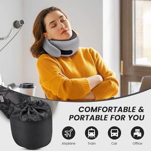 Almohada de Viaje para el Cuello con Soporte Cervical, Ajustable, de Espuma Viscoelástica, Precio de Fábrica - Product Image 5