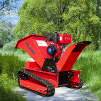 Robot pemotong ranting kayu Remote Control murah mesin pemisah perayap mandiri Teknologi profesional untuk industri hutan