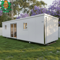 Villa modulaire préfabriquée portable de 2 chambres en conteneur, conforme aux normes australiennes