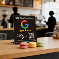 Cartes de paiement, cartes de revêtement, cartes sociales, vente en gros, affichage NFC sur table, panneau indicatif de lecture de code QR, panneau signalétique de code QR