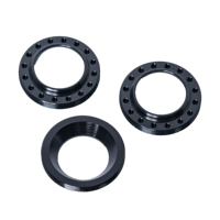 Piezas de Unión de Brida Roscada de Aluminio y Acero Inoxidable Torneadas con Precisión a Medida para Servicios de Mecanizado OEM