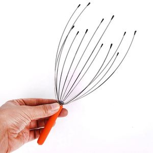 Herramienta Masajeadora de Cabeza Personalizada 2023, Diseño Araña/Octopus, para Alivio del Estrés - Product Image 1