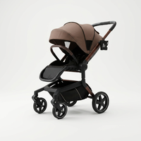 Poussette bébé de luxe légère de haute qualité, 3 en 1, pliable, multifonctionnelle, pour bébé