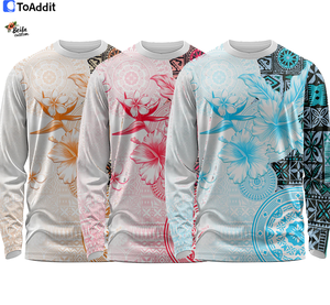 Orgoglio polinesiano Fiji <span class=keywords><strong>Masi</strong></span> Tapa modello Unisex camicia formale professionale a maniche lunghe da uomo - Product Image 1