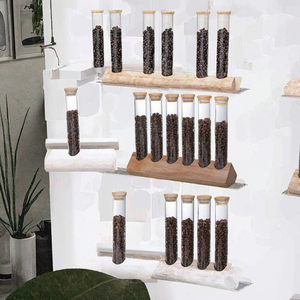 Frasco de Vidrio Clásico Hecho a Mano para Muestras de Té y Café - Tubo Exhibidor de 150ml para Almacenamiento en Cocina, Hogar, Tienda de Té con Leche, Bar, Frasco Sellado - Product Image 2