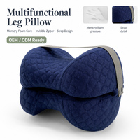 Diz Yastığı Hafızalı Köpük Örme Kelebek Bacak Yükseltme Minderi Yan Yatışlar İçin Siyatik Kalça Ağrısı Giderici