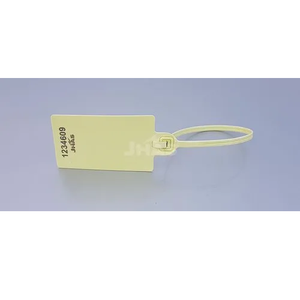 Sellos Rectangulares de Material PP de Alta Calidad, Color Crema, Duraderos, con Solapa Grande y Cierre Hermético, Precio al por Mayor - Product Image 1