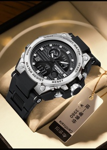 Nuevo Reloj Deportivo de Silicona para Hombre, a la Moda, Resistente al Agua, Digital y Analógico de Cuarzo, con Doble Pantalla, Alarma y Cronómetro - Product Image 5