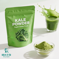 Poudre de chou frisé vert naturel à base de plantes, qualité alimentaire, supplément de vitamine C, extrait de jus soluble dans l'eau