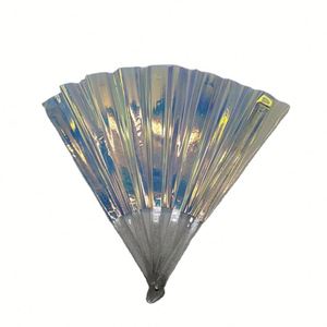 พัดมือพลาสติก PVC ขนาดใหญ่ สีม่วงสะท้อนแสง นีออน คุณภาพสูง ทนทาน พิมพ์ลายตามสั่ง ดีไซน์เท่ห์ รุ่นใหม่ล่าสุด - Product Image 4