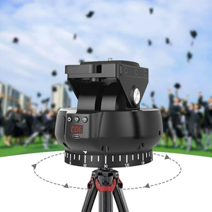 Tête de trépied panoramique motorisée pour caméra, contrôle sans fil, rotation à 360 degrés des smartphones, vitesse réglable, tête de trépied panoramique - Product Image 3