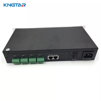 Controlador de software de atenuación de matriz LED DMX manual Kingtar LM501 con tarjeta SD, 4 canales, 65536 niveles de gris, 4*512 píxeles, 220V 12V, metálico