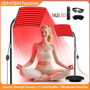 Perangkat Lampu Terapi Cahaya Merah EYCO dengan Stand, Panel Cahaya Inframerah 660nm 850nm untuk Wajah dan Tubuh, Penggunaan di Rumah - Product Image 2