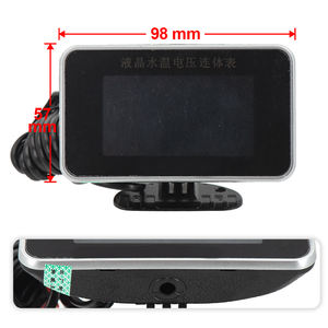 Medidor Universal 2 em 1 de Temperatura da Água e Voltagem com Painel de Dupla Exibição Digital para Carro com Rosca M12*1.5 - Product Image 3