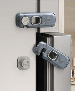 Sangle de sécurité pour enfants sécurité maison réfrigérateur congélateur enfant poignée de <span class=keywords><strong>porte</strong></span> coffre-fort preuve armoire bébé loquet serrure - Product Image 2