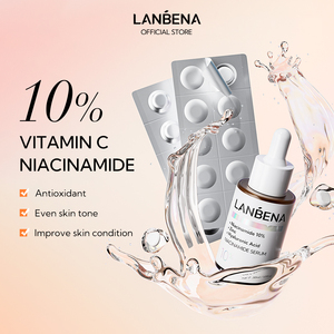 Sérum visage à la vitamine C LANBENA, éclaircit, hydrate et réduit les signes de vieillissement - Product Image 2