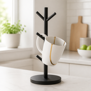 แก้วกาแฟเซรามิคสไตล์ญี่ปุ่นลายเส้นทองคำคินสึกิ สำหรับร้านกาแฟ - Product Image 4