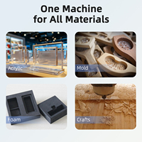 Router CNC 3D 1325 para Madera, con Cambiador Automático de Herramientas Neumático Multicabezal para Fabricación de Muebles