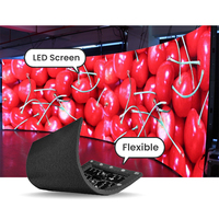 Module LED flexible P2.5 avec OEM personnalisé pour écrans muraux cylindriques et réparation rapide