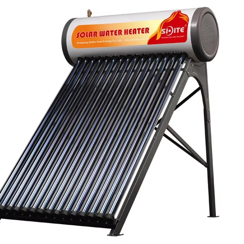 200L Outdoor Electric Pressurized Solar Water Heater Evacuated Tube for Household Use Direct-Plug Connection for Garages Hotels