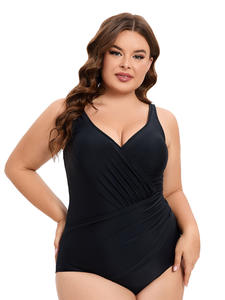 Bikini triangular sin espalda de estilo americano europeo con característica de talla grande transpirable y patrón sólido ecológico - Product Image 3