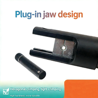 Pince à sertir hydraulique portable Coolmax DIY en acier au carbone, pour bornes de câble, système de mesure métrique