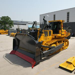 Bulldozer compacteur puissant de 600 ch, machine de terrassement, bulldozer sur chenilles avec commande hydraulique flexible - Product Image 3