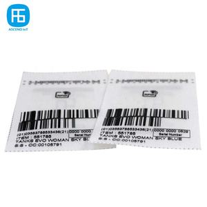 热卖定制可打印纺织品无源超高频射频识别衣服洗衣符号护理标签 - Product Image 2
