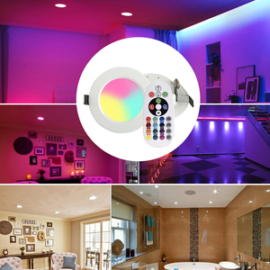 FXPOT – <span class=keywords><strong>Spot</strong></span> lumineux <span class=keywords><strong>Led</strong></span> intelligent, 10W, 4 pouces, contrôle, intensité variable, <span class=keywords><strong>multicolore</strong></span>, télécommande, plafonnier <span class=keywords><strong>Led</strong></span> intelligent - Product Image 4